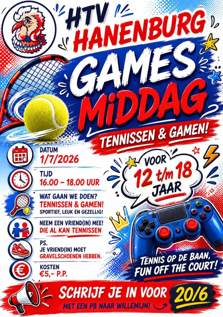 Games Middag bij HTV Hanenburg!